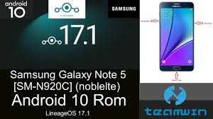 Samsung Galaxy Note 5 Android 10 Rom Lineageos 17 1 Xda Youtube