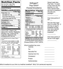 Below, we explore how many net carbs various foods contain. Kellogg S Pop Tarts Frosted Strawberry Nutrition Chegg Com