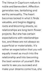 Venus In Capricorn Venus In Capricorn Gemini Ascendant Capricorn