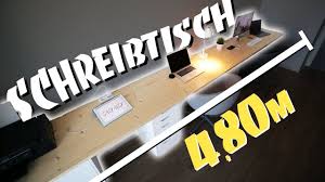 Xxl Schreibtisch Diy Perfect Work Space Easy Alex Youtube Schreibtisch Diy Schreibtisch Bauen Schreibtischideen