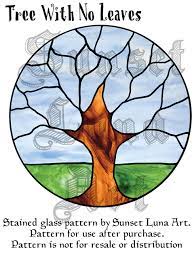Stained Glass Tree Pattern Quiet