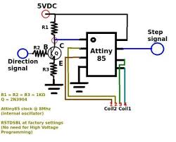 Attiny85 As A Step Dir Stepper Motor Controller Stepper Motor Steppers Arduino Stepper