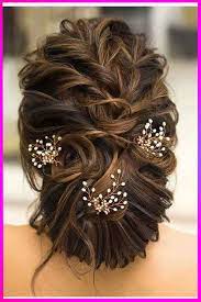Lovely Long Curly Wavy Updo Hairstyles Ideas For Womens With Round Face In 2019 Bridal Hair Buns Long Hair Styles Hair Styles