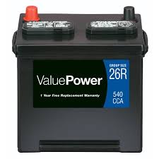 valuepower lead acid automotive battery group 26r