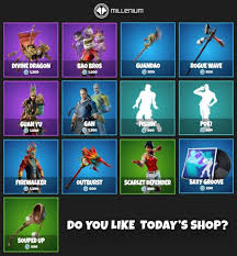 Check here daily to see the updated item shop. What Is In The Fortnite Item Shop Today Gan Makes His Debut On January 24 Millenium