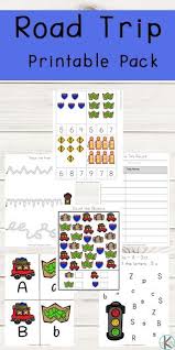 Free Road Trip Worksheets These Free Printable Travel Themed Worksheets For Kids Are Perfect To Help Road Trip Theme Road Trip Activities Road Trip With Kids