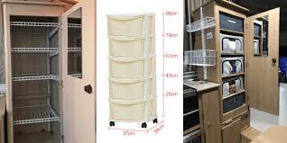 Giamo pull out pantry and pull out larder units are available in a range of heights and kitchen cabinet widths to suit any kitchen and pantry cabinet. 5 Options For Installing Wardrobe Shelves In Jayco Camper Trailers