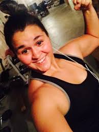 Lexi sent a photo of her early morning personal fitness workout in the gym.  Eric.