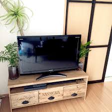 リビング 流木 ワイン木箱 テレビボードdiy テレビボード などのインテリア実例 2016 08 12 10 49 51 roomclip ルームクリップ インテリア 部屋 インテリア 内窓 diy