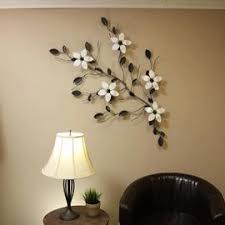 For distinctive style to a room in your home or housewarming gift ideas. Metal Wall Decor Wall Art Decorative Metal Flowers Vines Practical Art