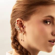 Silver Climbing Earrings