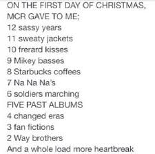 Christmas Table Games Get Ready For Christmas My Chemical Romance Mcr Emo Music