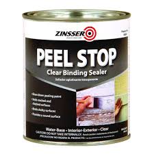 Zinsser Peel Stop 1 Qt Clear Water Based Interior Exterior Binding Sealer 6 Pack 60004 Peeling Paint Painting Sealer