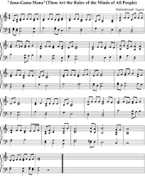 National Anthem Of India Jana Gana Mana Rabindra Nath Tagore Image Courtesy Wikipedi National Anthem Of India National Anthem Printable Sheet Music Jana gana mana national anthem easy and slow piano tutorial with notes. national anthem of india jana gana