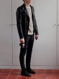 Pin By Sam Chen On Fashion Inspo Jackets Men Street Leather Jacket Outfit Men Leather Jacket Outfits