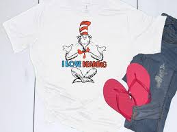 Cat in the hat shirt. Dr Seuss Svg Ready Made Tshirt Design Buy T Shirt Designs