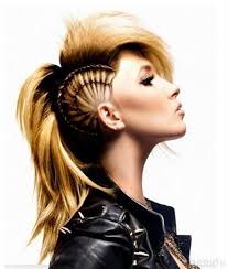 These styles feature shaved sides and a strip of longer hair at the center of the head. Changable Long Hair Styles For Summer Fashion Life Styles Hair Styles Mohawk Hairstyles Punk Hair