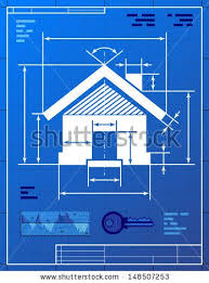 Home Symbol Like Blueprint Drawing Stylized Drawing Of House Sign On Blueprint Paper Qualitative Vector Picture Abou Home Symbol Blueprints Blueprint Drawing