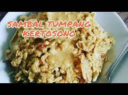 Resep Sambal Tumpang Kertosono Youtube Resep Makanan Resep Rebusan