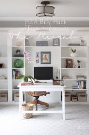 Office Makeover Part 1 Building In Billy Ikea Hack Southern Revivals Ikea Home Office Home Office Design Ikea Home