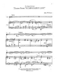 Partitura John Williams Schindler S List Schindler S List Piano Sheet Music Free Try Not To Cry