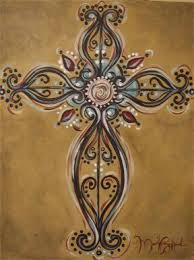 Pin By Terrisa Tortoris On Art Cross Paintings Cross Art Painting