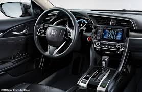Find out why the 2020 honda like last year, the civic is available in lx, sport, ex, and touring trim levels spread among sedan, coupe the epa says most civics will manage 30 mpg combined or better, according to their tests. 2020 Honda Civic Sedan Engine Specs And Safety Features