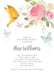 Browse from our wide selection of fully customizable shower invitations or create your own today! Butterfly Baby Shower Invitation Templates Free Greetings Island