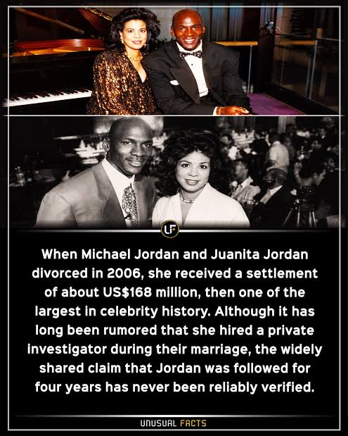 Before finalizing what stood as one of the largest public celebrity divorce  settlements in December 2006, Juanita Vanoy spent years navigating  extensive marital difficulties with NBA superstar Michael Jordan.  Suspecting extramarital affairs