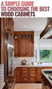stained kitchen cabinets