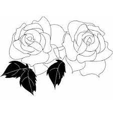Download and print these rose coloring pages for free. Two Roses Coloring Page
