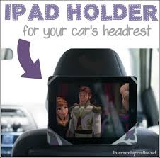 Ipad Holder For Your Car S Headrest Ipad Holder Diy Sewing Ipad Holder For Car