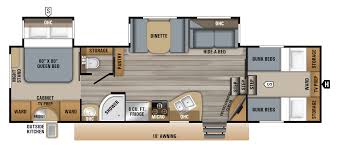 Maybe you would like to learn more about one of these? 2019 Eagle Ht Fifth Wheels 29 5fbds Floorplan Fifth Wheel Jayco Bunk House