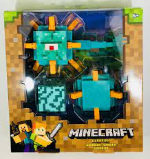 New Minecraft Guardian Action Figure Prismarine Block Swimming Minecraft Playing Game Action Figures Block Craft Minecraft