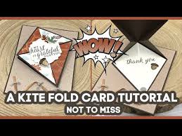 Sign in to youtube studio. 211 How To Make A Kite Fold Card That Packs A Wow Youtube Folded Cards Cards Paper Cards