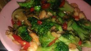 Fajar Menyingsing Cah Brokoli Bawang Putih Dengan Udang Dan Jamur Ka Bawang Putih Resep Masakan Resep