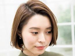 即 小顔 アカ抜け 前下がりショート ショートボブ 18の見本 美的 com 前髪なし ボブ 髪型 ボブ ショートボブ 前髪