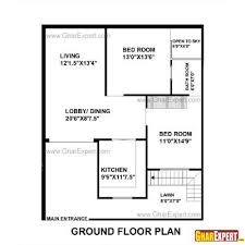 House Plan For 33 Feet By 40 Feet Plot Plot Size 147 Square