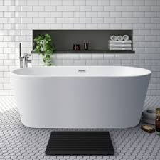 Steel 1700 x 700mm 2 tap hole single ended bath inc legs rrp £276.00 our price £193.20 inc. Bathroom Baths Bathtubs Small Large Sizes Victorian Plumbing