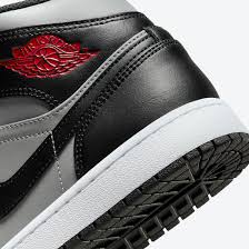 Air Jordan 1 Mid Black Grey Red 554724 096 Release Date Sbd