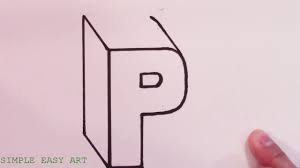 It is a perfect tool to develop process flow diagram and, piping and instrumentation diagram. How To Draw The Letter P In 3d Youtube
