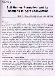 Soil formation and the vegetation the soils support differ greatly on the very wet western slopes soil formation plays a part in agricultural land use. Pdf Soil Humus Formation And Its Functions In Agro Ecosystem