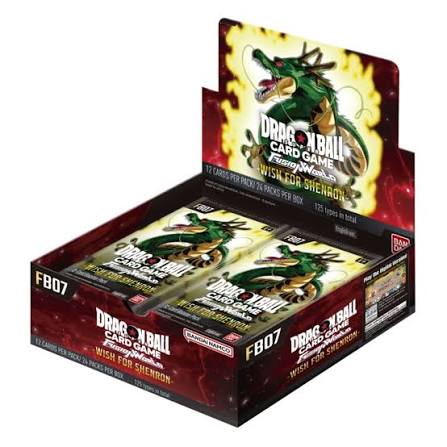 Dragon Ball Super Fusion World FB07 Wish for Shenron Booster Box Sealed Case English
