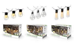 Habitat neon effect bulb solar string light. Up To 68 Off On Solar 20ft Edison Style Patio Groupon Goods