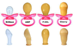 ABDL ADULT BIG PACIFIER Chystal Pink Mouth Plate 85 x 60mm - 4 Variants