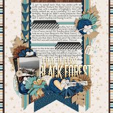 Two Weeks Black Forest Sweet Shoppe Gallery Black Forest Digital Scrapbooking Layouts Scrapbooking Layouts