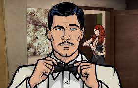 Fx's archer follows secret agent sterling archer (voiced by h. Sterling Archer Is Sporting One Devilishly Fine Tickler For Week 4 Of Movember Sterling Archer Archer Archer Tv Show