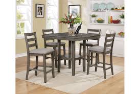 Jameson Grey 5 Piece Counter Set In 2020 Counter Height Dining Sets Kitchen Table Settings Kitchen Dining Sets