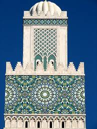 Hassan Ii Mosque Minaret Architecture Details Art Decor Architecture