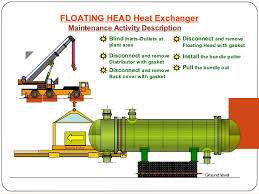Shell and tube heat exchangers are one of the most popular types of exchanger due to the flexibility the designer has to allow for a wide range of pressures and 35. Floating Head Heat Exchanger Maintainance